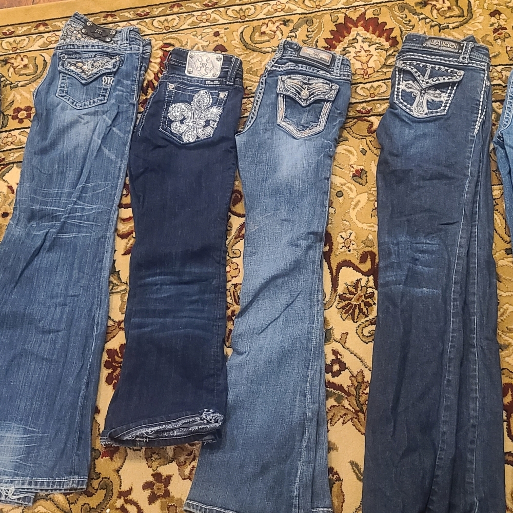 [7] sz 14 girls jeans Miss Me/LA Idol